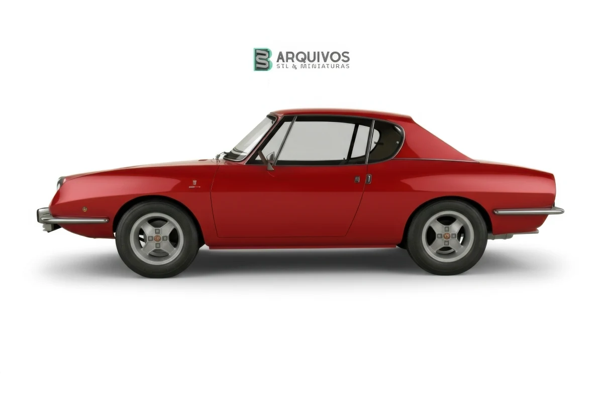 Modelo 3D STL - Fiat 850 Spider — foto 4